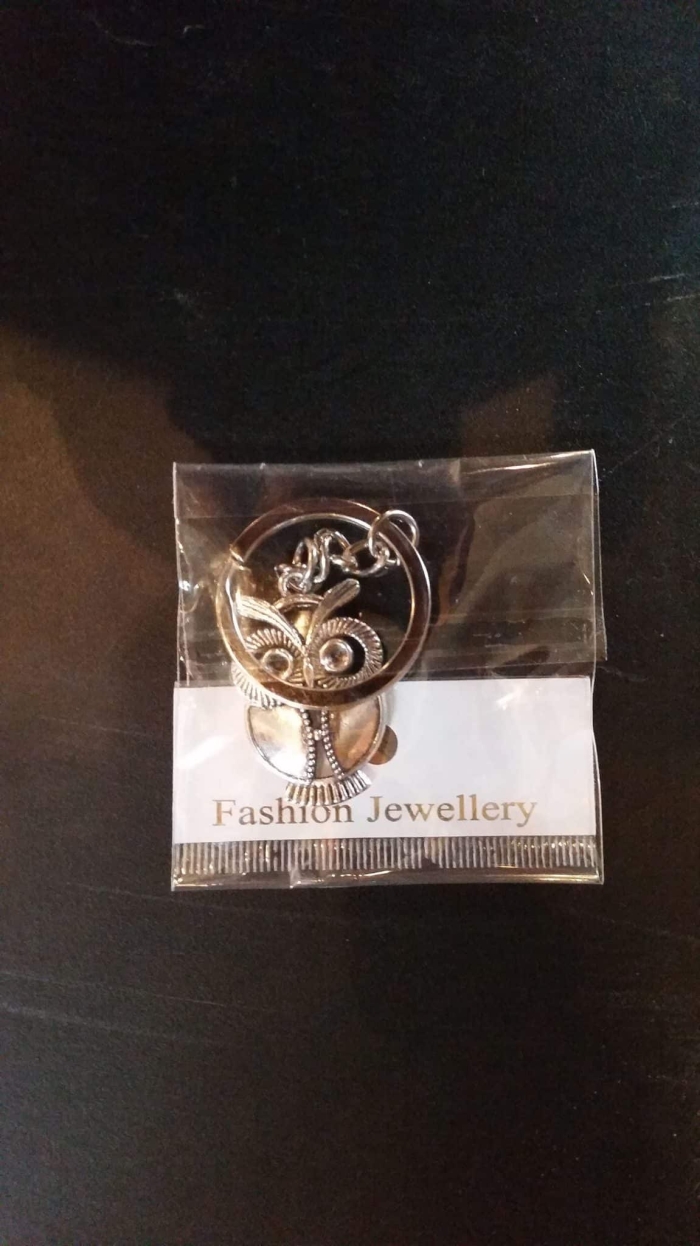 Silver Owl Key chain