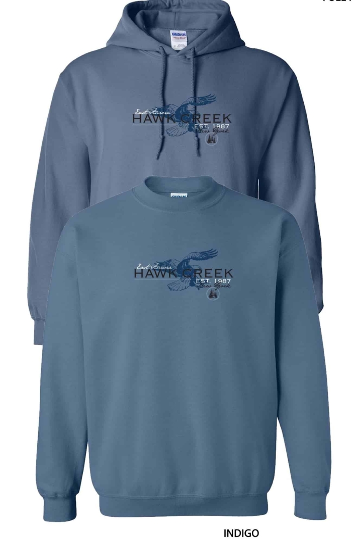 HC Eagle Crew Sweatshirt-Indigo Blue